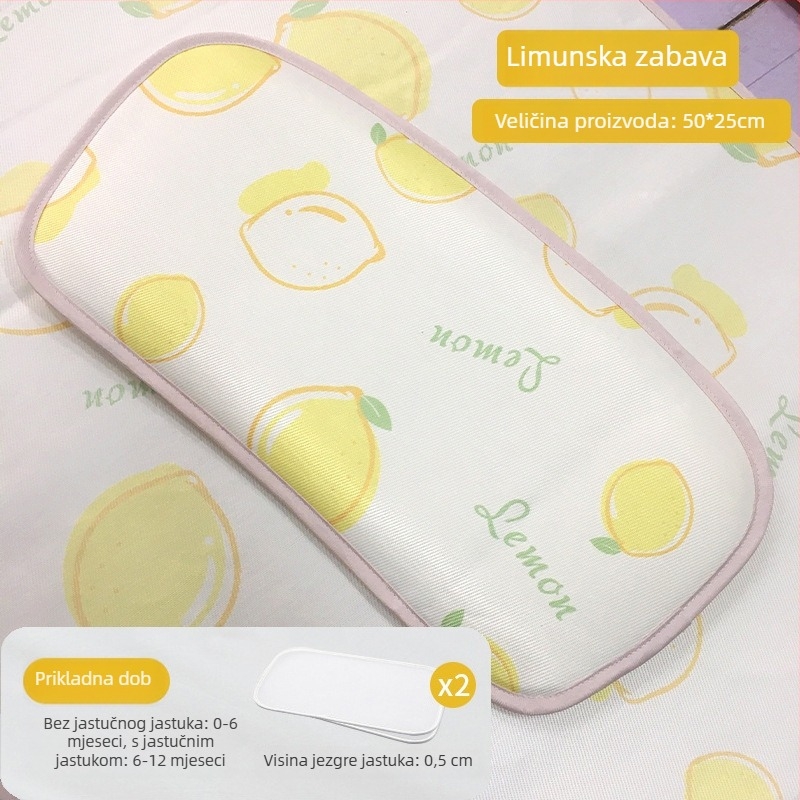 Madrac za bebu za krevetić i vrtić - Ice Silk ljetna podloga, vlakna bambusa, 0-1 godina, prilagodljivo, privatna oznaka