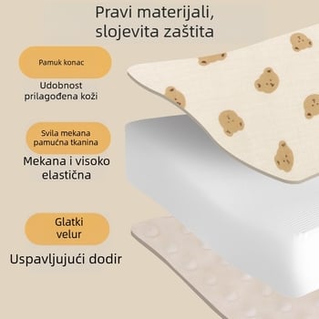 Jastučnica za kolica Bud haha, pamuk, za bebe 0–1 godina, prilagodljiva podloga