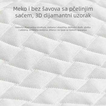 Polimerna dječja rashladna podloga s zrčnim slojem, karikaturnim vezom, led-saten tkanina, ljetna podloga za djecu
