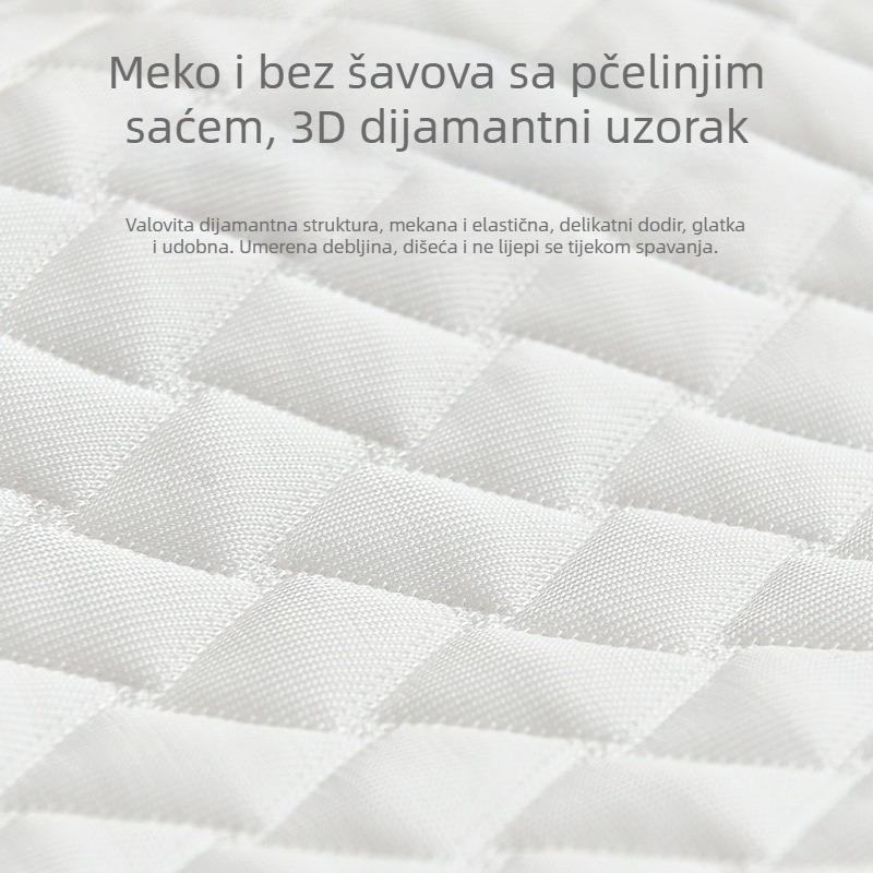 Polimerna dječja rashladna podloga s zrčnim slojem, karikaturnim vezom, led-saten tkanina, ljetna podloga za djecu