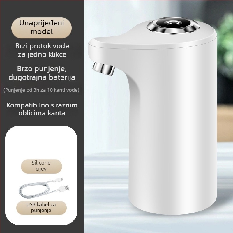 Električna pumpa za vodu za kućnu upotrebu, vertikalni dizajn, model JZC-H, PP tijelo, 5V, 4W