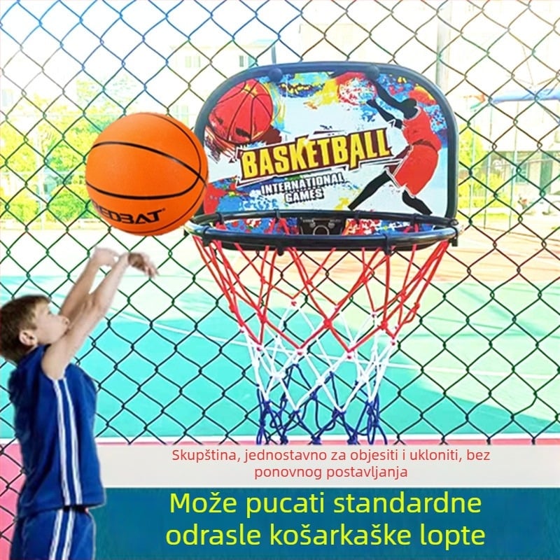 Okvir koša za košarku za trening – lijevna konstrukcija, 1,5 kg, pakiranje 48×37×6 cm, šifra 58880