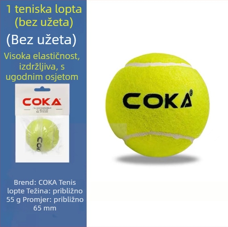 Uređaj za treniranje tenisa za početnike, gumena konstrukcija, logotip otisnut, prilagodljiv, pogodan za stolni tenis i tenis s perjem