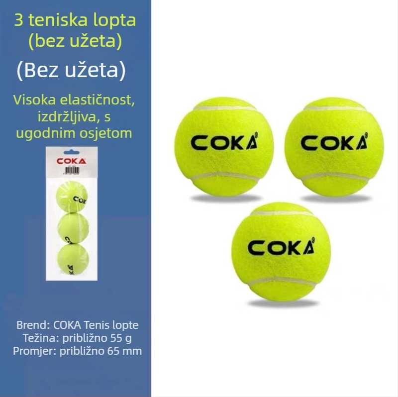 Uređaj za treniranje tenisa za početnike, gumena konstrukcija, logotip otisnut, prilagodljiv, pogodan za stolni tenis i tenis s perjem