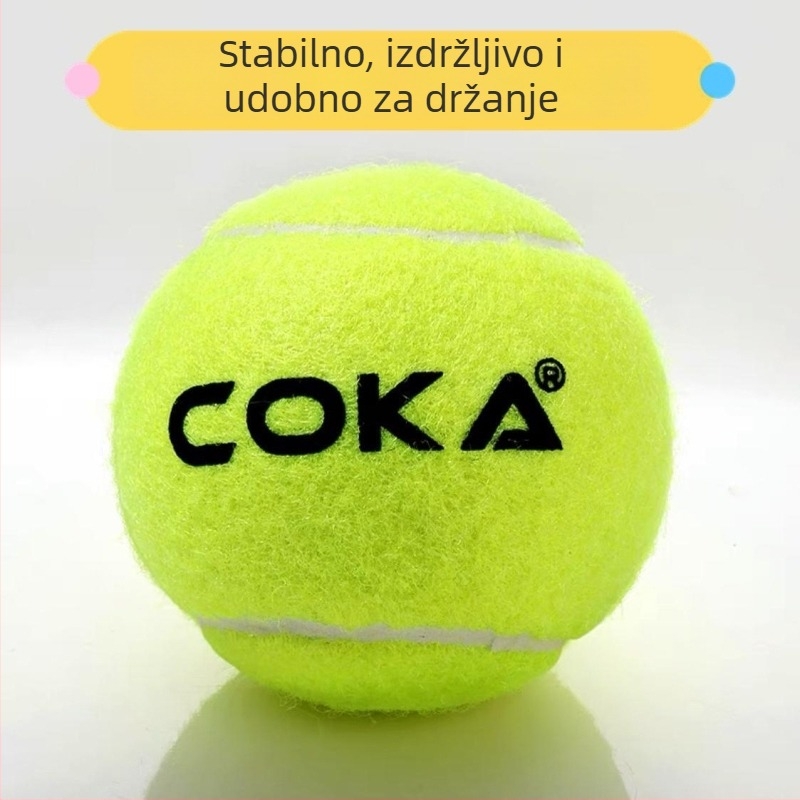 Uređaj za treniranje tenisa za početnike, gumena konstrukcija, logotip otisnut, prilagodljiv, pogodan za stolni tenis i tenis s perjem