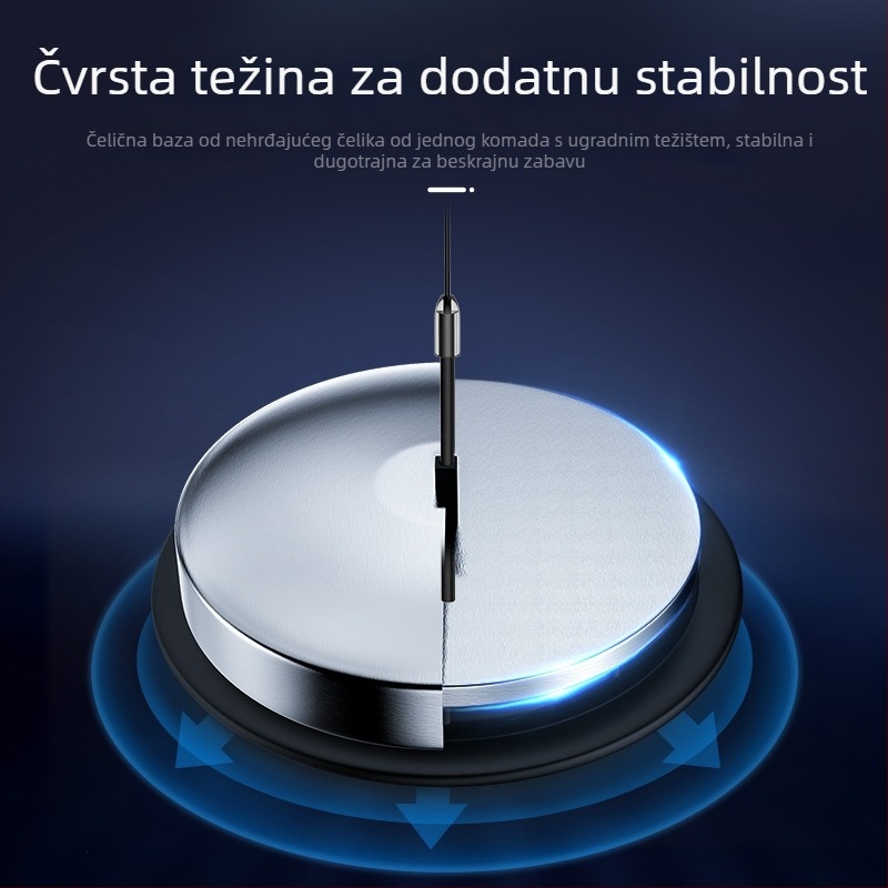 Trener za stolni tenis za unutarnju uporabu s elastičnim savitljivim osi i usisnom čašicom, Adking marka, ispisani logotip, privatna marka dostupna