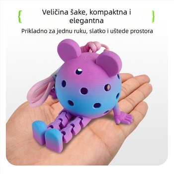 3D privjesak Ball Pet za pickleball dodatke – biološki razgradivi plast, Haiyang marka, prilagodljiv
