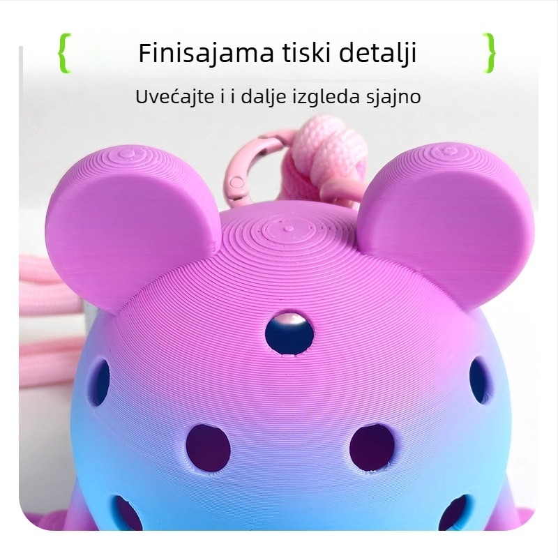 3D privjesak Ball Pet za pickleball dodatke – biološki razgradivi plast, Haiyang marka, prilagodljiv