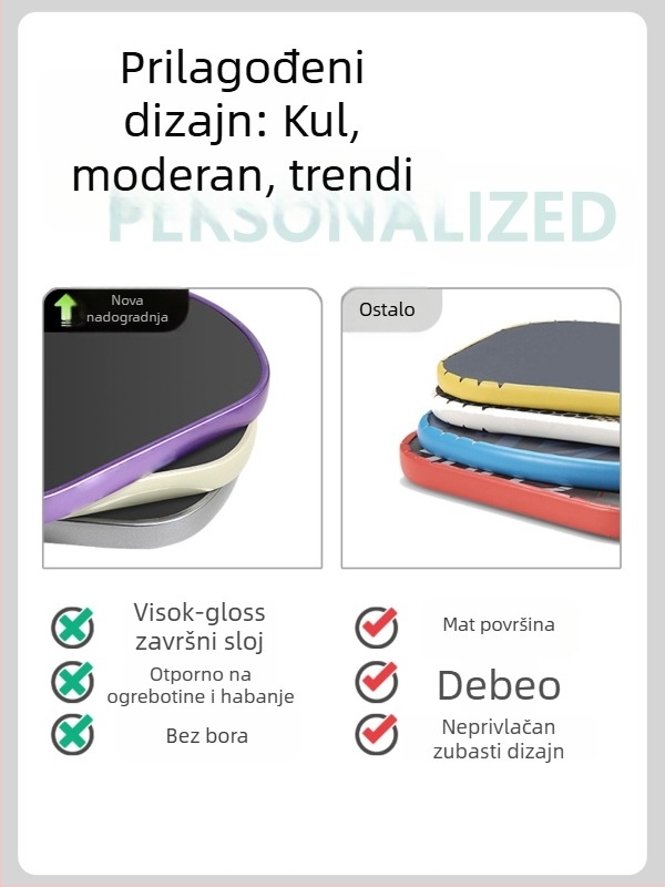 TPU zaštitna traka za pickleball reket – jedno pakiranje, prilagodljivo, Devils