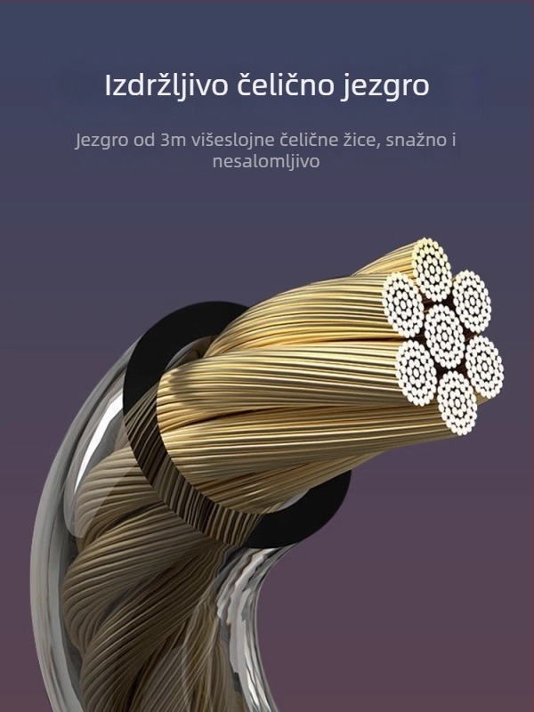 Uže za preskakanje s PVC premazom i čeličnim jezgrom, za odrasle i srednjoškolce, fitness uže