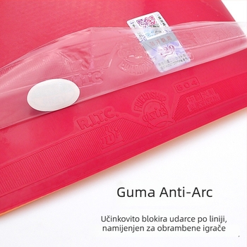 Guma za reket 804 – Anti-Arc, Anti-Rubber, Marka 729, Broj proizvoda 804, za stolni tenis, badminton i tenis