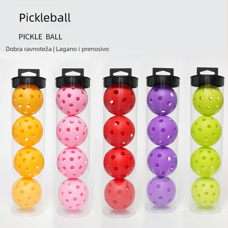 Pickleball lopta za standardni veliki teren, 40 rupa, PE materijal, težina 25 g