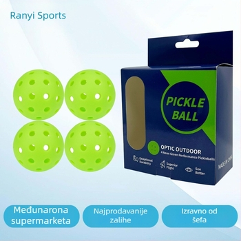 Burning Wings pickleball lopta, 40 rupa, TPE materijal, 26 g