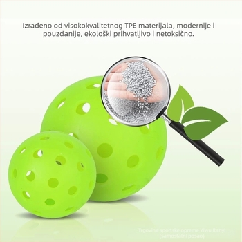 Burning Wings pickleball lopta, 40 rupa, TPE materijal, 26 g