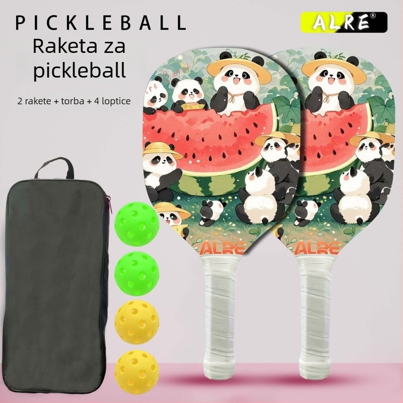 Drvena pickleball raketa, 160 g, idealna za početnike