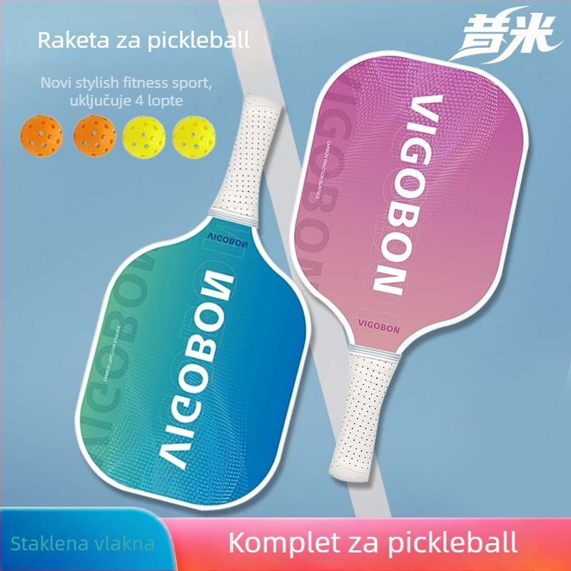 Pickleball reketa — Materijal: Fiberglass, Težina: 225 g, Marka: Burn cool front
