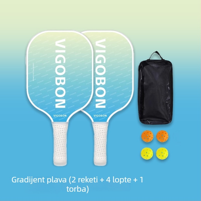 Pickleball reketa — Materijal: Fiberglass, Težina: 225 g, Marka: Burn cool front
