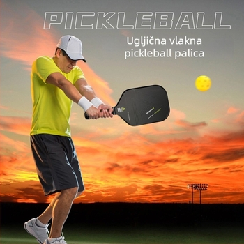 Pickleball palica – natjecateljske kvalitete, T700 karbonska vlakna, težina 220 g, marka lonotono