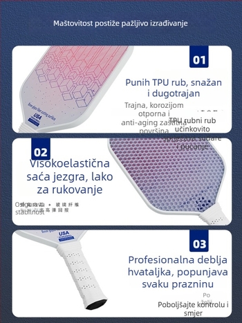 Kaiyi set pickleball reketa od staklenih vlakana