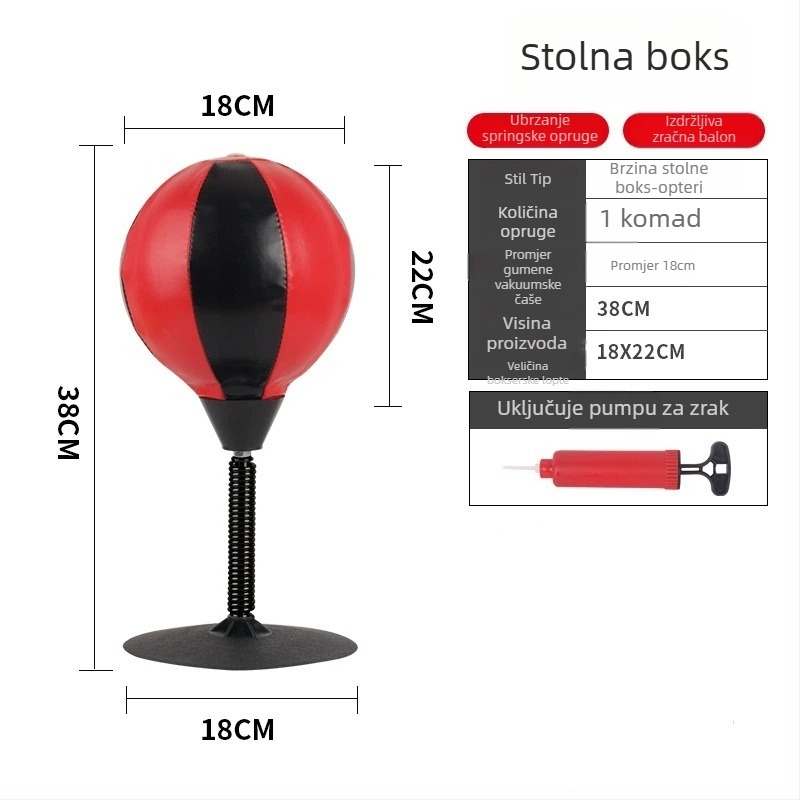 Dječji set za boksačke treninge s Speed Ball i vrećom od pijeska, materijal: platno, marka Shang Sile, za uzrast 7–14 godina, pakiranje: šarena kutija ili bijela kutija