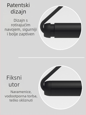 Vanjska vodootporna torbica za telefon sa zaštitom zaslona osjetljivog na dodir, ABS/TPU, kapacitet 7.2 L, prilagodljiv logotip