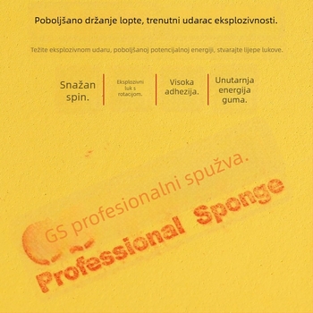 Guma za palicu za stolni tenis – Brand 729, Broj proizvoda GS Training Set, Tip gume: Anti-Rubber, Specifikacija: Single Piece, Primjena: Stolni tenis