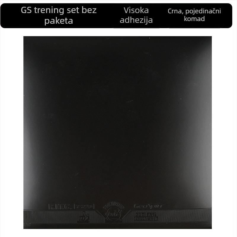 Guma za palicu za stolni tenis – Brand 729, Broj proizvoda GS Training Set, Tip gume: Anti-Rubber, Specifikacija: Single Piece, Primjena: Stolni tenis