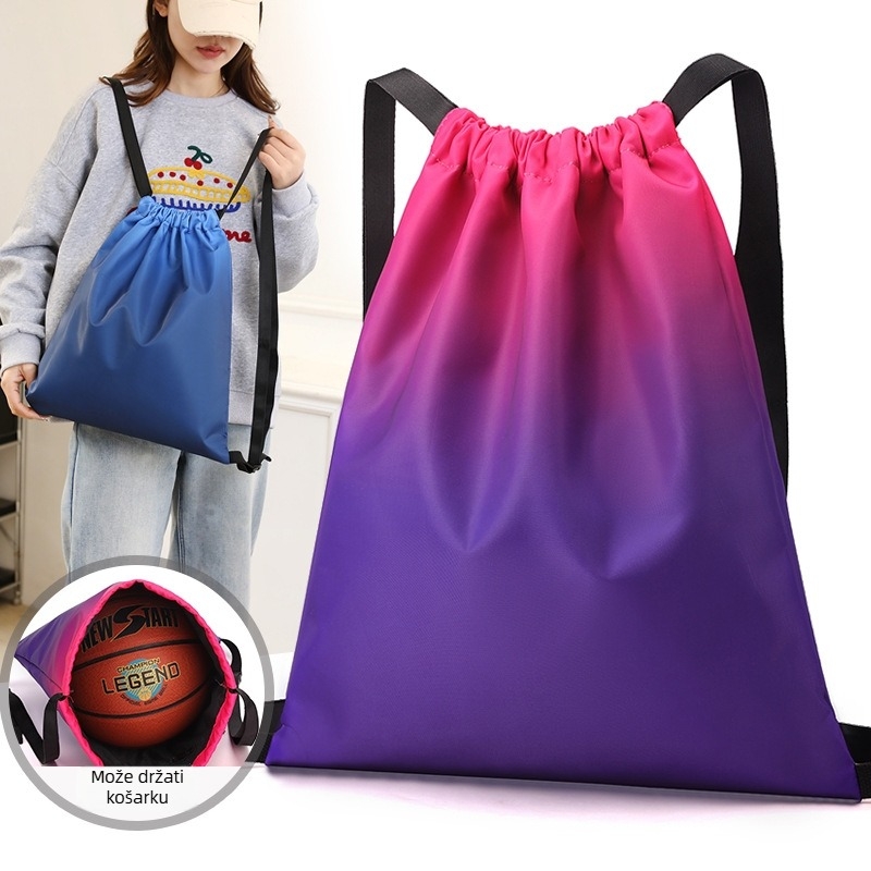 Sportski ruksak - Veliki kapacitet, Vodootporan, Prozračan, Nylon, Zatvaranje šnirem, Za aktivnosti na otvorenom