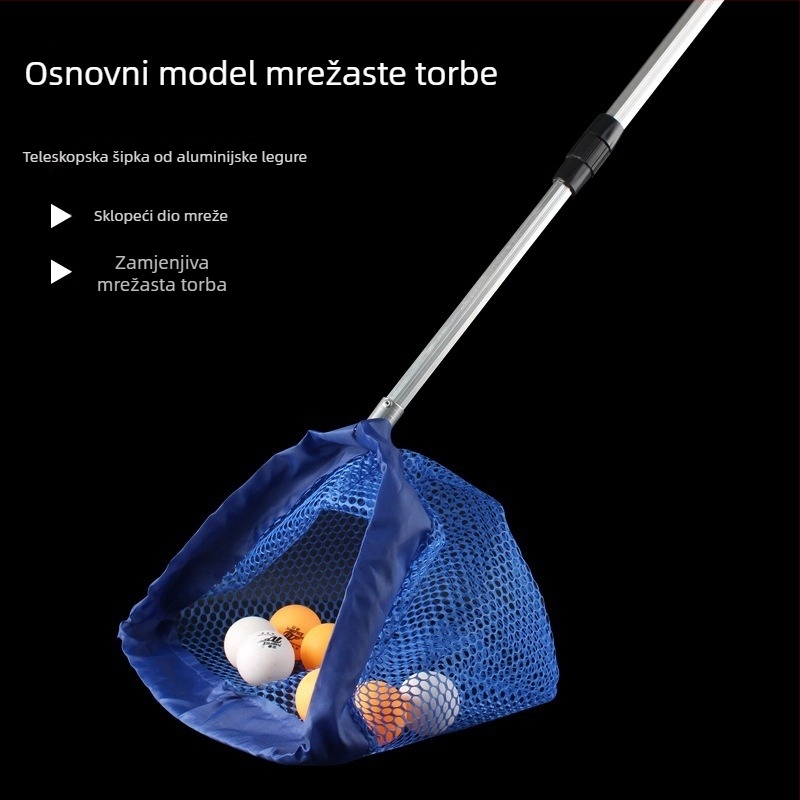 Stroj za skupljanje teniskih lopti za stolni tenis s teleskopskom mrežom — materijal: Drugi; marka: Druga; kategorija proizvoda: stroj za skupljanje lopti za stolni tenis; primjenjivi scenariji: Drugi