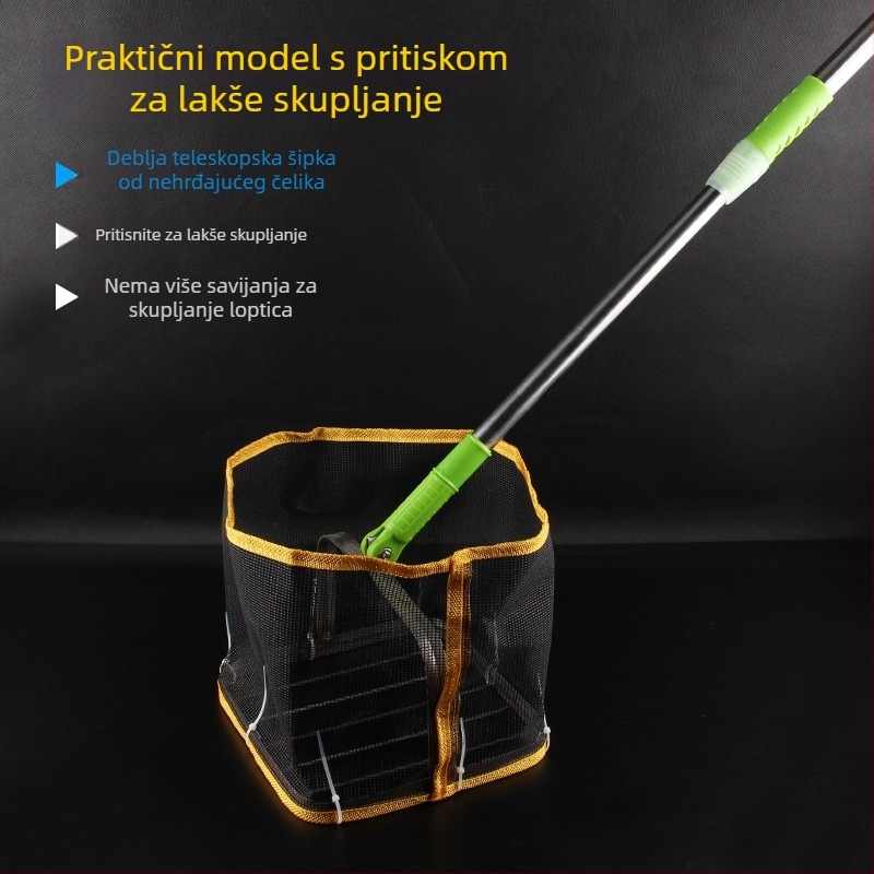 Stroj za skupljanje teniskih lopti za stolni tenis s teleskopskom mrežom — materijal: Drugi; marka: Druga; kategorija proizvoda: stroj za skupljanje lopti za stolni tenis; primjenjivi scenariji: Drugi