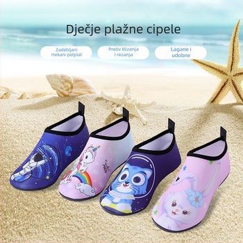 Dječje cipele za plažu za vodene zabave, s protukliznom dnom, čarape za ronjenje, plivačke cipele, mekane cipele za bosu nogu