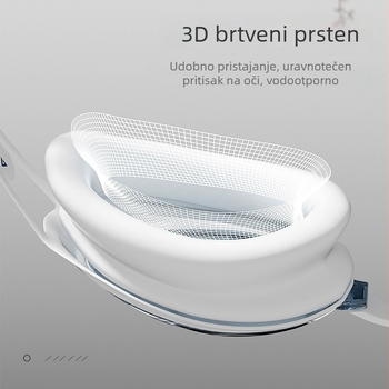 Plivačke naočale za odrasle sa setom kapice za plivanje, HD anti-fog, vodootporne, PC leće