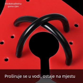 Ručne plivačke lopatice za profesionalni trening, pogodna za djecu i odrasle; materijal: PP dio za ruku i gumeni cjevčica; mogućnost prilagodbe