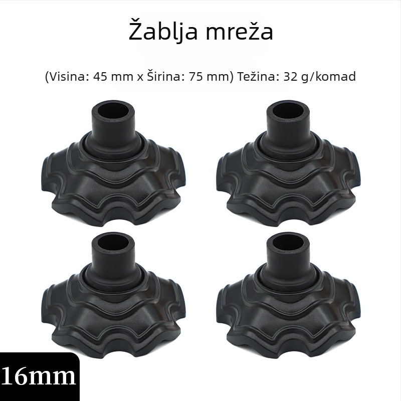 Sklopiva Moon stolica s protukliznim nogama, otporna plastika, podesiva, lagana i prijenosna