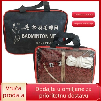 Prijenosna standardna mreža za badminton, za unutarnju i vanjsku upotrebu, sklopiva mreža za dvostruke mečeve