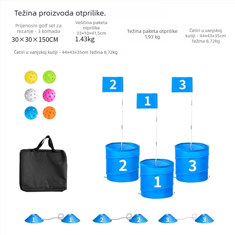 PGK futrola za golf putter – višesmjerni materijali (plastika, polyester, platno), tisak logotipa, prilagodba dostupna, licencirana privatna marka