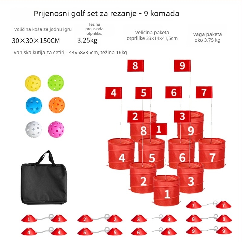 PGK futrola za golf putter – višesmjerni materijali (plastika, polyester, platno), tisak logotipa, prilagodba dostupna, licencirana privatna marka