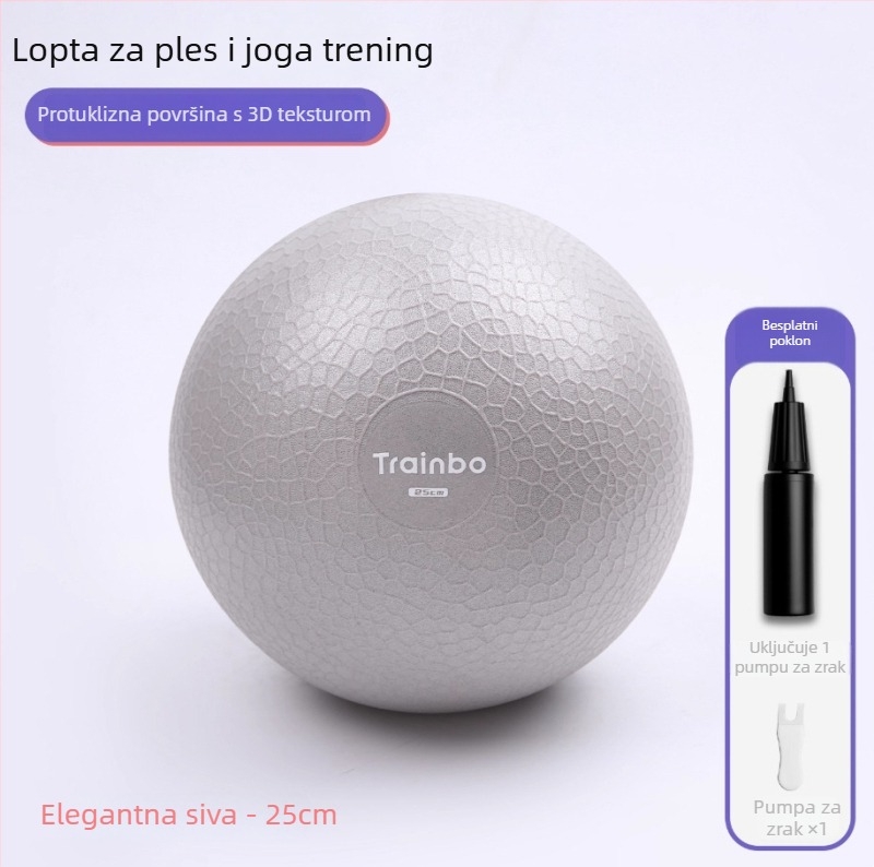 Pilates joga lopta s protukliznom teksturom za trening jezgre mišića — PVC, 150 g, Trainbo