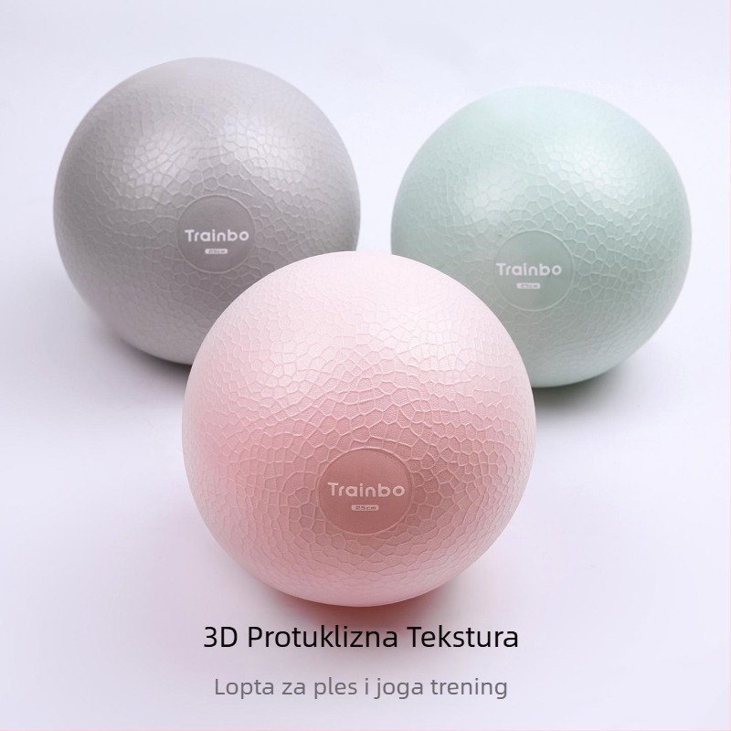 Pilates joga lopta s protukliznom teksturom za trening jezgre mišića — PVC, 150 g, Trainbo