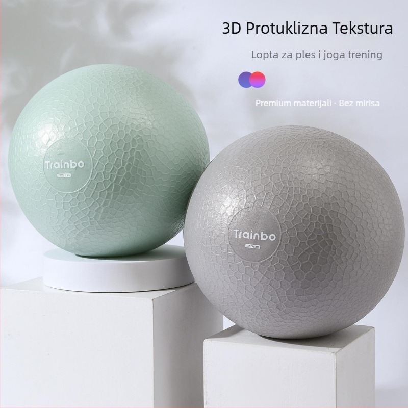 Pilates joga lopta s protukliznom teksturom za trening jezgre mišića — PVC, 150 g, Trainbo