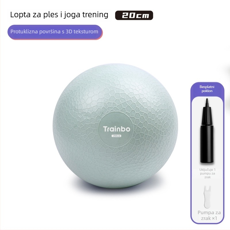 Pilates joga lopta s protukliznom teksturom za trening jezgre mišića — PVC, 150 g, Trainbo