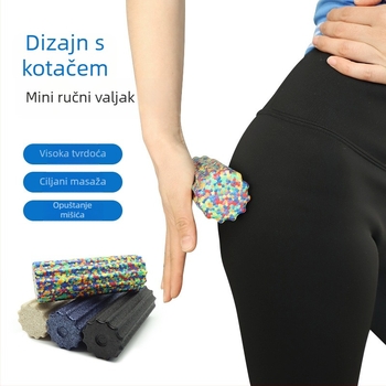 REEDOW Mini pjenasti valjak za jogu, cilindrični oblik, dodatak za jogu