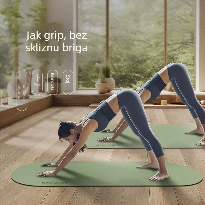 Joga podloga za žene, debljina 8 mm, protuklizna, tiha, kompozitni materijal