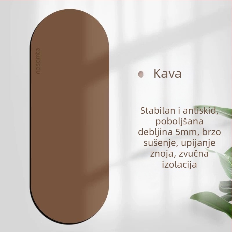 Joga podloga za žene, debljina 8 mm, protuklizna, tiha, kompozitni materijal