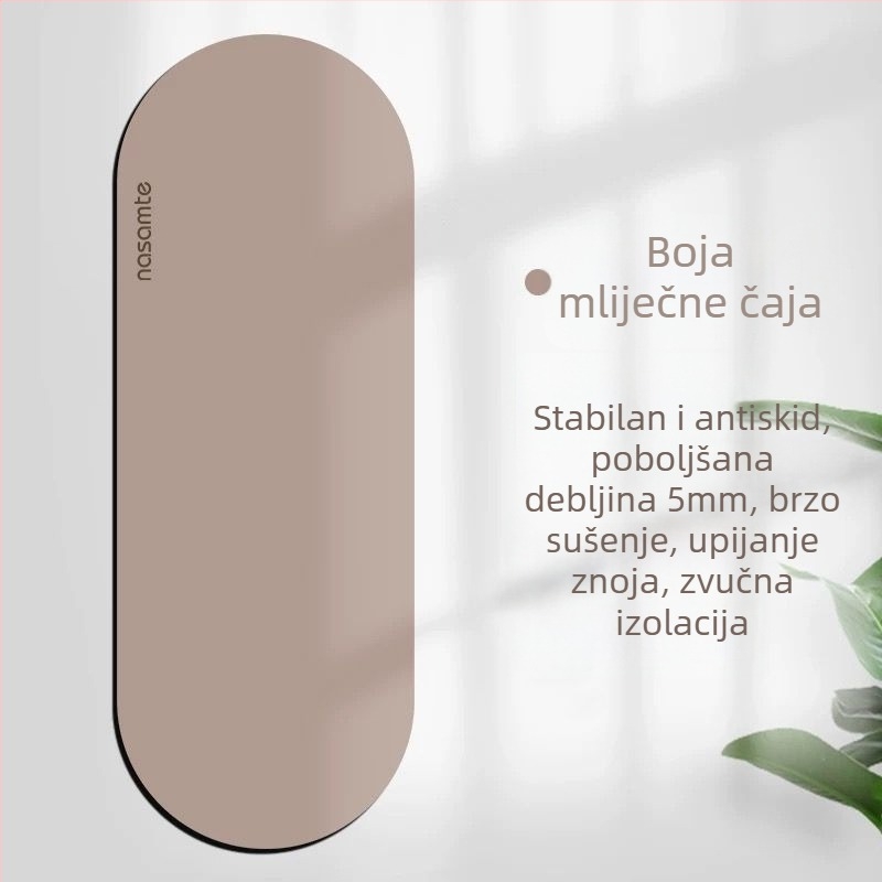 Joga podloga za žene, debljina 8 mm, protuklizna, tiha, kompozitni materijal