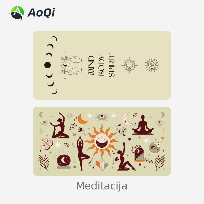 Prilagođeni ručnik za jogu – upijanje znoja, protivklizni, mikrovlakna, ultrafinog vlakna, 200 g, brzo sušenje, mogućnost tiska logotipa