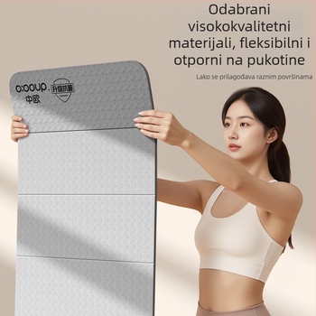 Sklopiva protuklizna joga podloga od TPE-a, 8 mm debljina, 1,1 kg