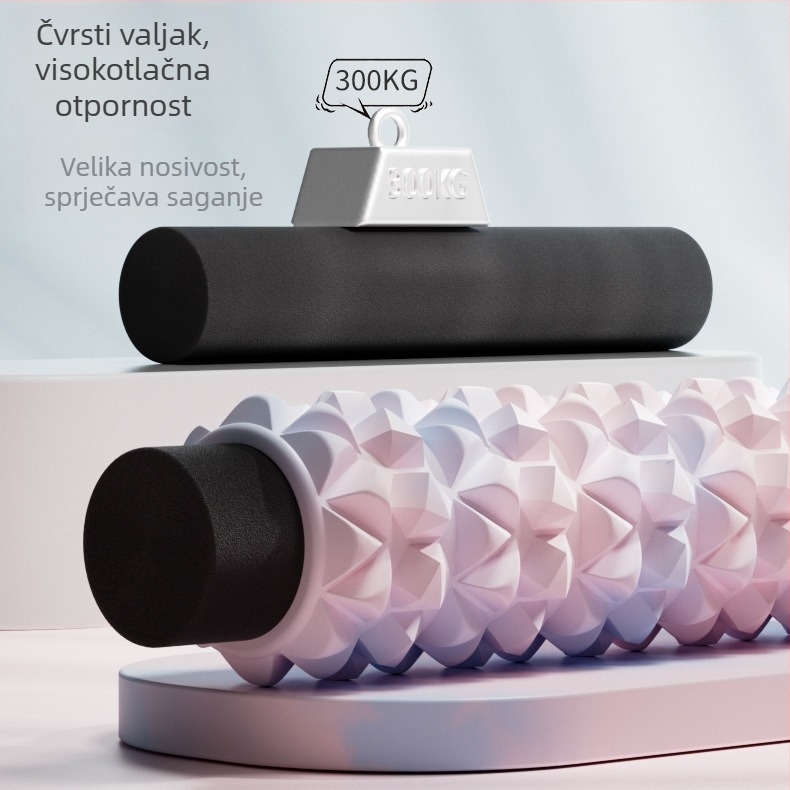 EVA pjena masažni valjak — opuštanje mišića, masaža nogu, 540 g (čvrst) / 760 g (šuplji)