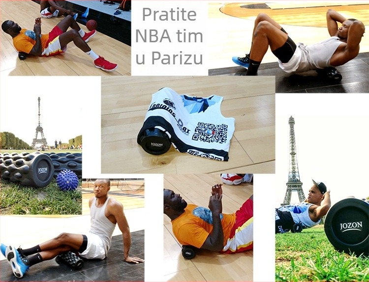Joga kolona – masažni valjak s pjenastim osovinama, za pilates i fitness