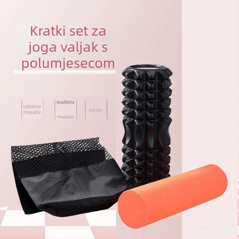 Dvofunkcijski joga valjak od pjene za istezanje leđa – Otvorena leđa, Čvrst pjenasti osovinski; Materijal: Drugo; Marka: Drugo